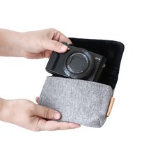 Sony RX100 / Canon G7 xmark 2 / 3 / Ricoh GR2 / 3 口袋相機包, 灰色