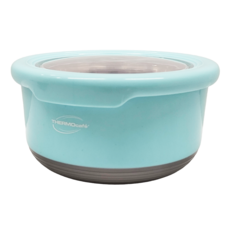 THERMOS 膳魔師 不銹鋼多功能隔熱碗-淺粉藍 1200ml, 底部防滑, 雙層隔熱設計, 1個