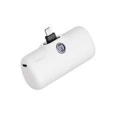Iwalk Battery 口袋充電寶PRO Type-C LCD顯示屏 精準掌握剩餘電量, DBL5000PC-002A, 白色