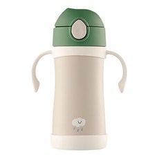 THERMOS 膳魔師 Foogo系列 孩童大容量吸管杯 TKFE-350, 1個, 350ml, 綠色
