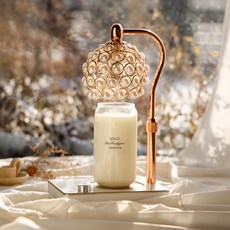 Candle Department Store Sarah Warmer 玫瑰金+Real Eucalyptus Warmer 獨家大豆蠟燭460g套組, 桉樹味