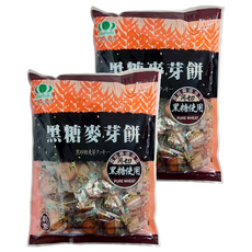 昇田食品 黑糖麥芽餅 獨立包裝 酥脆可口, 150g, 2袋