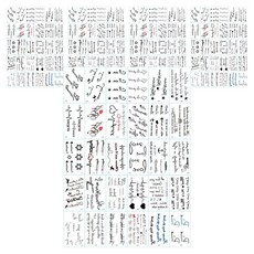 月集 紋身貼紙 30款套組, A, 5套