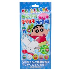 Pirates Factory 蠟筆小新泡澡時玩具套裝 內含公仔和6個角色球, 藍色, 1包