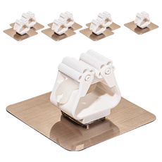 掛架 單鉤 Set, 白色, 8個