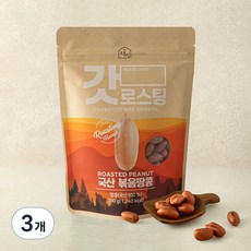 오볶집 갓 로스팅 볶음땅콩, 200g, 3개