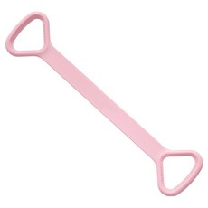 한봄누리 필라테스 요가 튜빙 스트레칭 홈트 근력운동 실리콘 밴드, 핑크, 1개