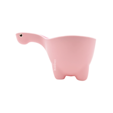 PUKU 藍色企鵝 恐龍水瓢 耐用塑膠材質 舒適手柄 適用於嬰兒洗髮和沐浴, 粉色, 1個