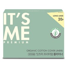 잇츠미 프리미엄 순면커버 생리대 롱라이너 일반형, 20개입, 1개