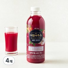 아침에주스 블랙라벨 ABC주스, 750ml, 4개