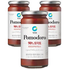 청정원 포모도로 토마토 파스타소스, 3개, 370g