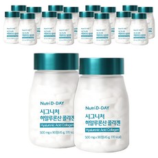 뉴트리디데이 시그니처 히알루론산 콜라겐, 90정, 18개