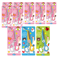 블루마토 캐릭터 안전가위, 랜덤 발송, 10개입