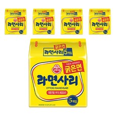 오뚜기 라면사리 굵은면 110g, 25개