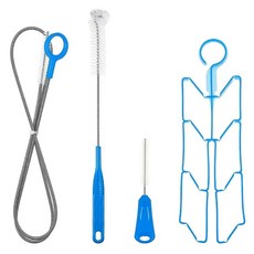 S-Sport Plus 水袋清潔4件組, 藍色 + 銀色, 1組