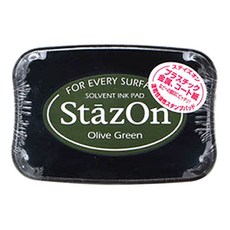 StazOn 玻璃用油性印台 SZ-51, 橄欖綠, 1個
