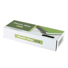 카피어랜드 플라스틱링 100개입, 14mm, 흰색, 1개