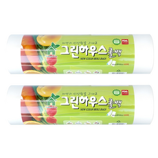 GREENHOUSE 衛生保鮮袋捲 中 30 x 40 cm, 中(M), 500入, 2個