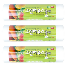 Green House 捲筒袋 中 30cm x 40cm, 中(M), 500入, 3個