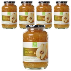 초록원 꿀모과차 액상차, 1kg, 5개
