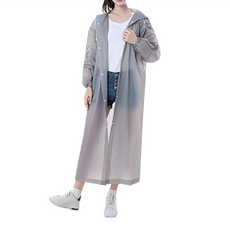 EVA 加厚輕便雨衣 成人, 灰色, 6個