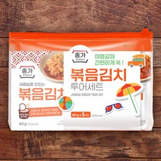 종가 볶음김치 투어세트, 80g, 5개