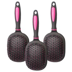 Beauty Power Volume 方形氣墊髮刷, 3個, 顏色隨機