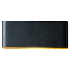 DANCELIGHT 舞光 黑金箔雙燈 LED壁燈 7W LED-26001-BK, 黃光, 1個