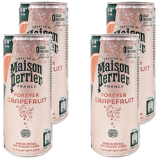 Maison Perrier 氣泡天然礦泉水 葡萄柚風味 鋁罐, 250ml, 4罐