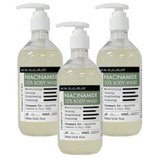 더마팩토리 비건인증 나이아신아마이드10% 바디워시 프루티 플로럴, 300ml, 3개