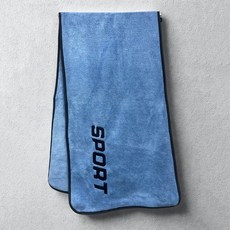 하우스핏 고급극세사 스포츠 타월 30 x 110 cm, 블루, 1개