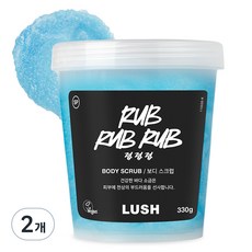 러쉬 럽럽럽 샤워 바디 스크럽, 300g, 2개