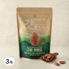 오볶집 갓로스팅 구운 아몬드, 500g, 3개