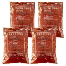 오케이특양념 중화요리 짬뽕용 순한맛, 1kg, 4개