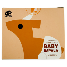HALFTOYS 哈福玩具 動物寶寶系列 高角羚寶寶 GG-HAB002 100 x 38 x 59mm, 1個, 黃色