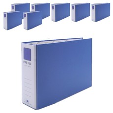 Heemang 2孔管夾式活頁夾 A4 6X7 素面 Br467, 天空藍, 6個