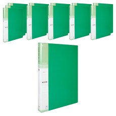 마이다스 클리어화일 인덱스 A4 20매, 녹색, 12개