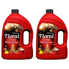 MiLK Cotton Atosafe 香水浪漫花卉織物柔軟劑, 3.06L, 2個