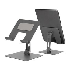 코멧 접이식 스마트폰/태블릿PC 스탠드 거치대, 블랙, 1개, DS02-PBZJ-02