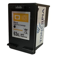 토너피아 HP 대용량 호환잉크 HP63XL F6U64AA, 검정, 1개