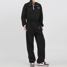 Elsso 女性街頭風短版T恤高腰長褲運動上下衣套裝