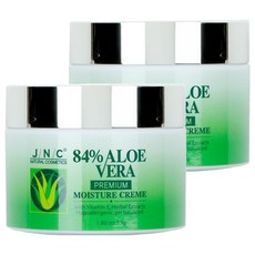 제이앤씨 84% 알로에베라 프리미엄 모이스춰 크림, 53g, 2개