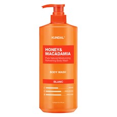 KUNDAL 昆黛爾 蜂蜜澳洲堅果保濕沐浴露 純淨白色香, 1.058L, 1瓶