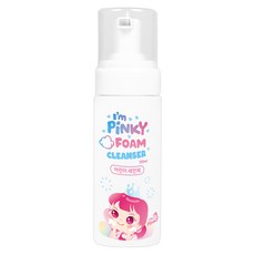 i'm pinky 兒童專用泡沫潔顏慕斯, 150ml, 1瓶