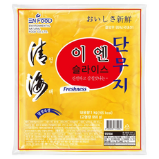 이엔푸드 이엔 슬라이스 단무지, 1kg, 1개