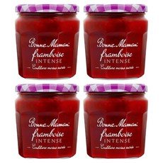 본마망 인텐스 라즈베리잼, 335g, 4개