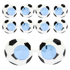 LivingDA 足球造型眼鏡, 白色的, 5個