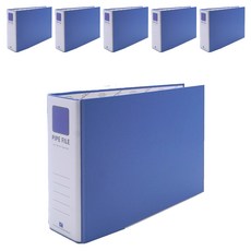 Heemang 2孔管夾式活頁夾 A4 7X7 海軍藍 Br477E, 天藍色, 6個