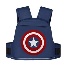 JAR嚴選 高質感加厚兒童機車安全帶-升級版-藍色盾牌, 1個