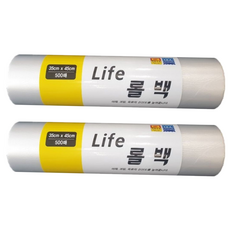 Life 위생롤백 대 35cm x 45cm, 대(L), 500개입, 2개